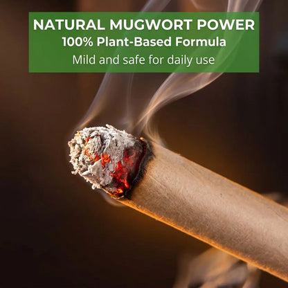 Natural Defense Organic Mugwort & Gastrodia Aromatherapy Sticks - 10/20/30 Pack Non-Toxic Mosquito Repellent and Sleep Aid