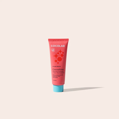 Cocolab Cocoshine Travel Toothpaste - 1 Oz, TSA-Friendly, Mineral-Enriched, Enamel Support, Dual-Action Whitening, Gentle Formula, Fluoride-Free and Sulfate-Free